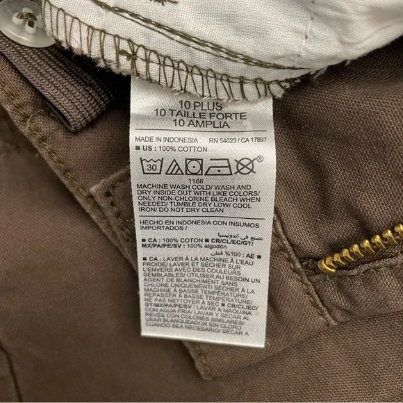 NWT Old Navy Brown Baggy Cargo Pants Boys Size 10 Plus - Picture 8 of 8